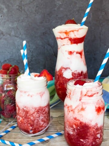 frozen daiquiris with cream