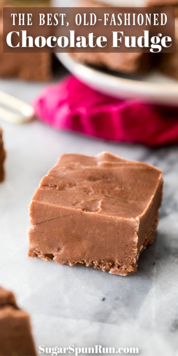 chocolate fudge on marble surface