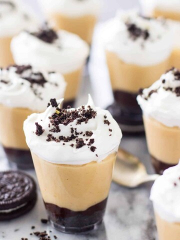 Peanut butter pie dessert shooter