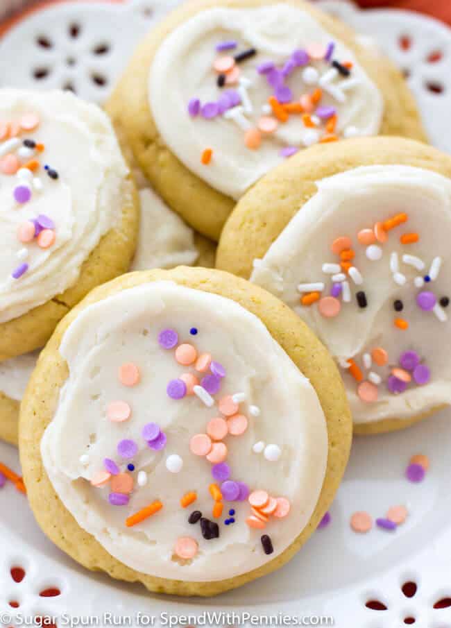 Lofthouse Style Pumpkin Cookies