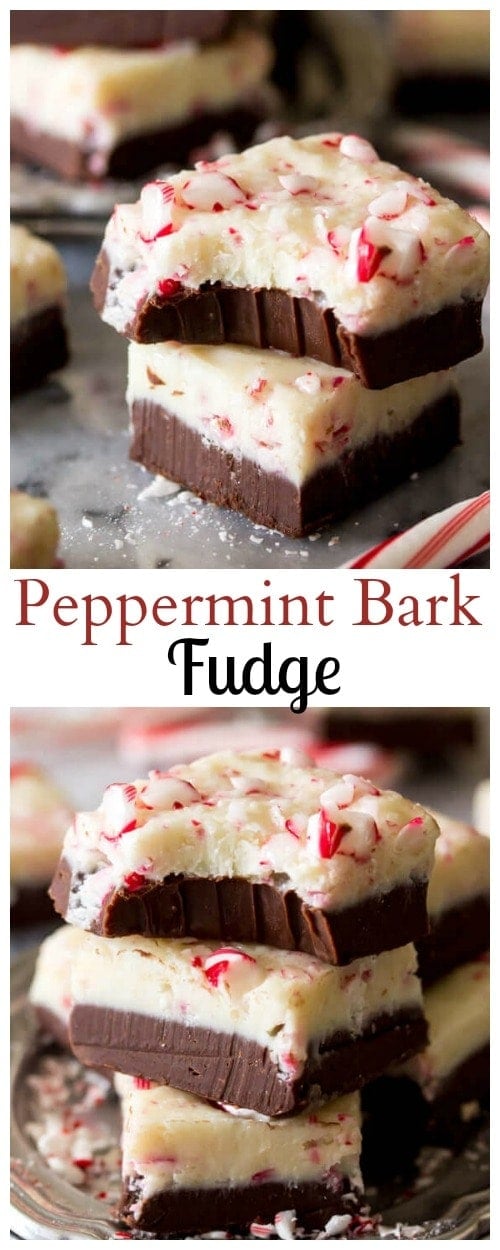 Peppermint Bark Fudge