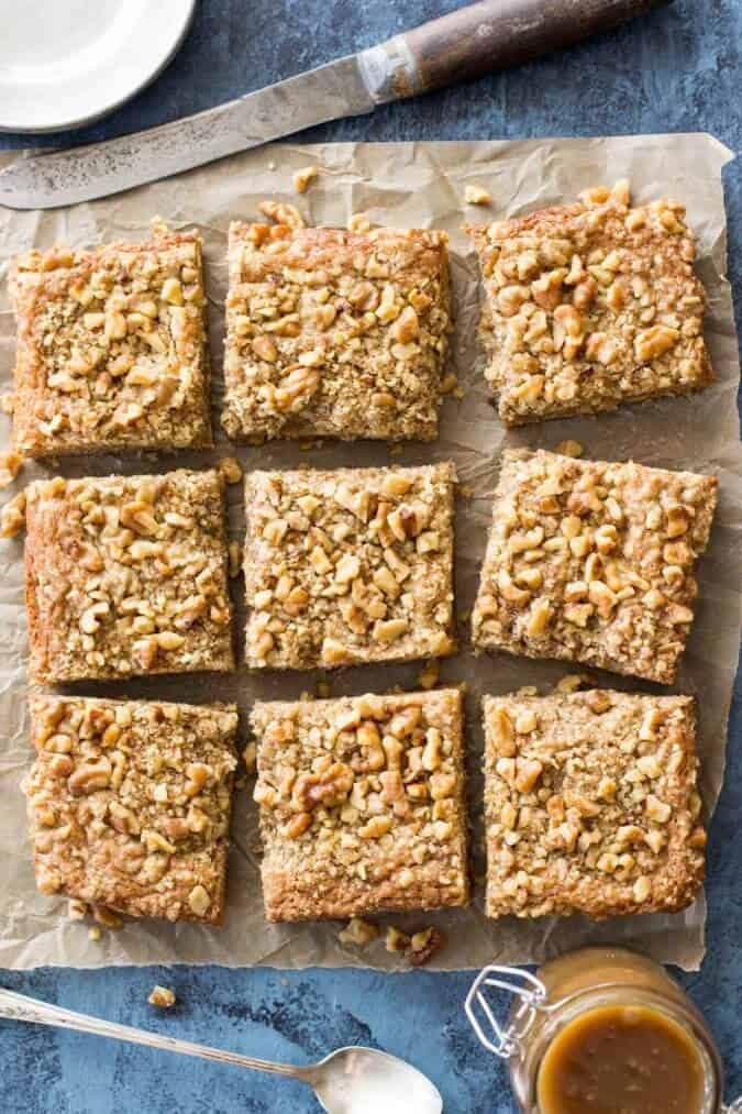 Brown Butter Blondies || SugarSpunRun