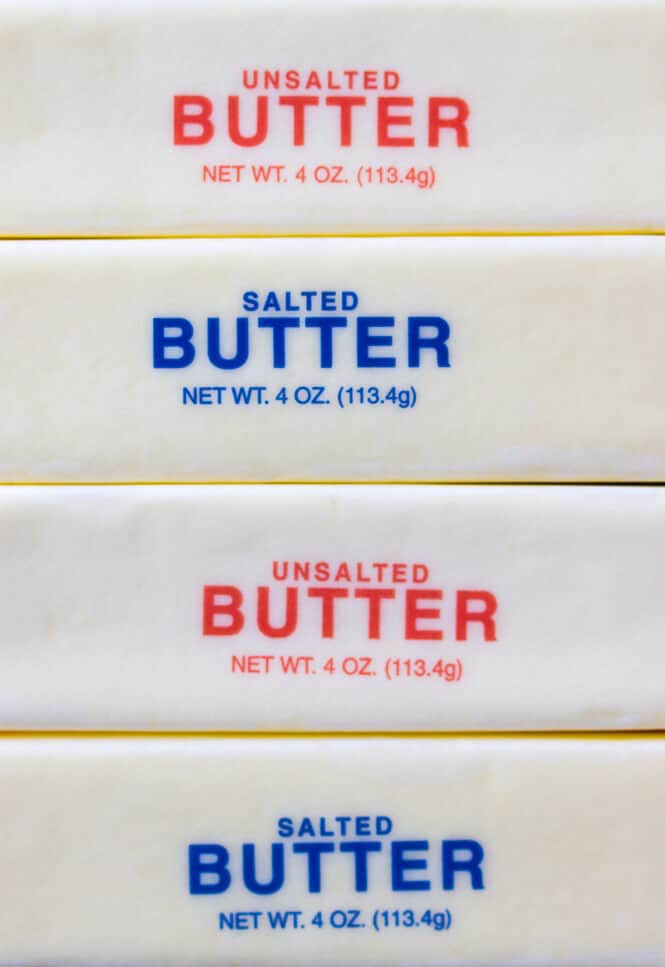 Salted or Unsalted Butter? Kitchen tips on when to use which kind of butter, and what the differences between the two are || Sugar Spun Run