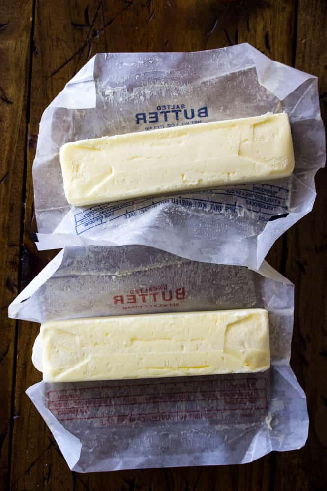 Salted or Unsalted Butter? Kitchen tips on when to use which kind of butter, and what the differences between the two are || Sugar Spun Run