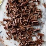 Chopped chocolate