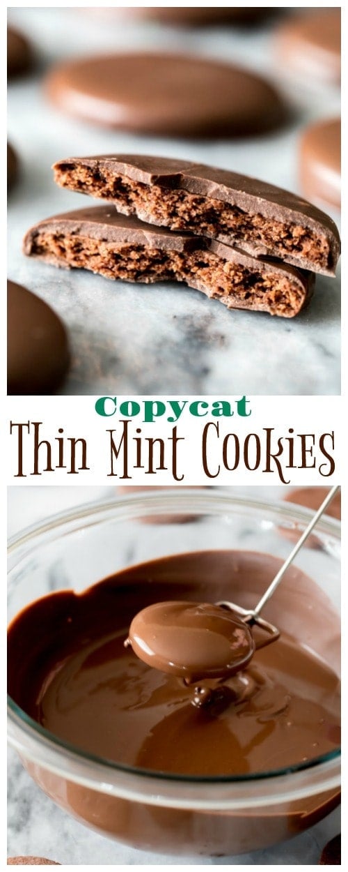 Copycat Thin Mint Cookies