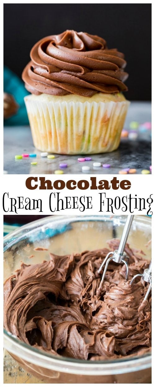 Chocolate cream cheese frosting