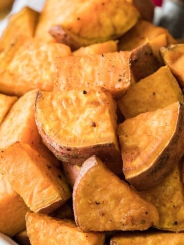Roasted sweet potatoes