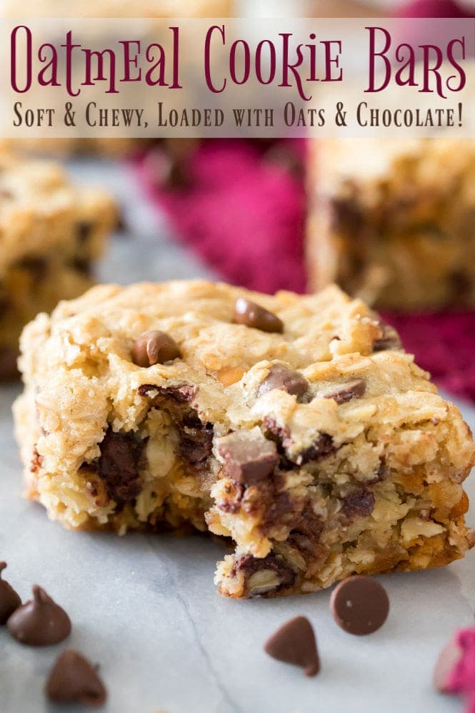 Oatmeal Cookie Bars