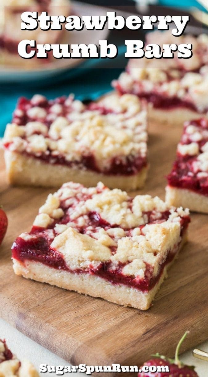 Strawberry Crumb Bars