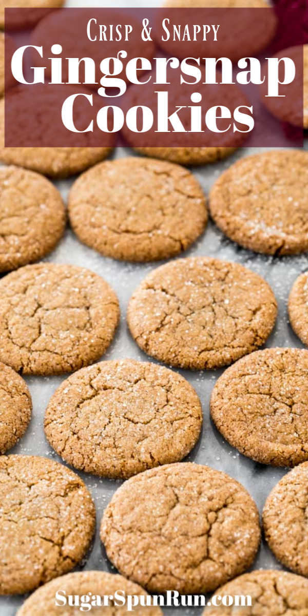 Gingersnaps on marble surface