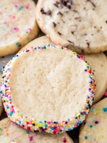 icebox cookies with sprinkles