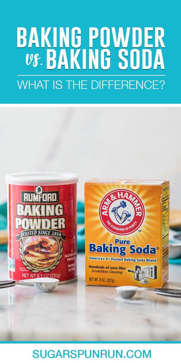 baking powder vs. baking soda image side by side