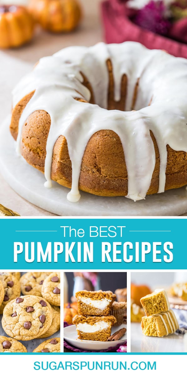 collage of pumpkin recipes