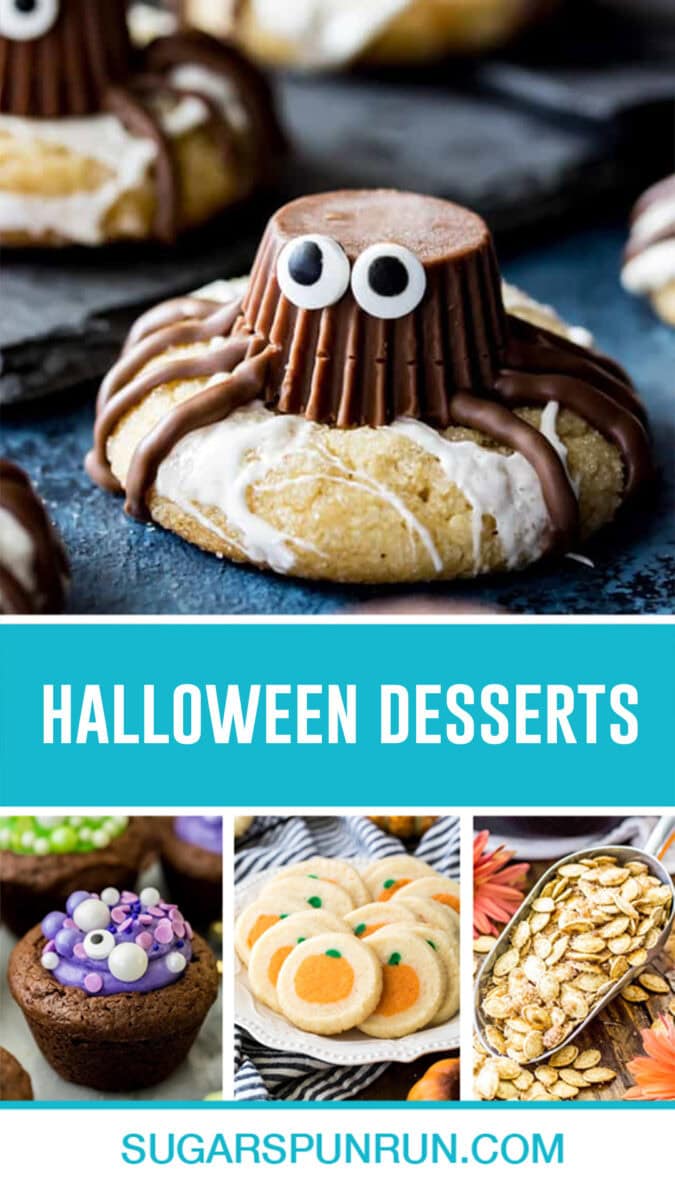collage of Halloween Dessert Ideas